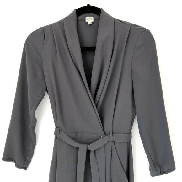 Aritzia Wilfred 0 Franca Wrap Dress Japanese Crepe - Picture 6 of 7